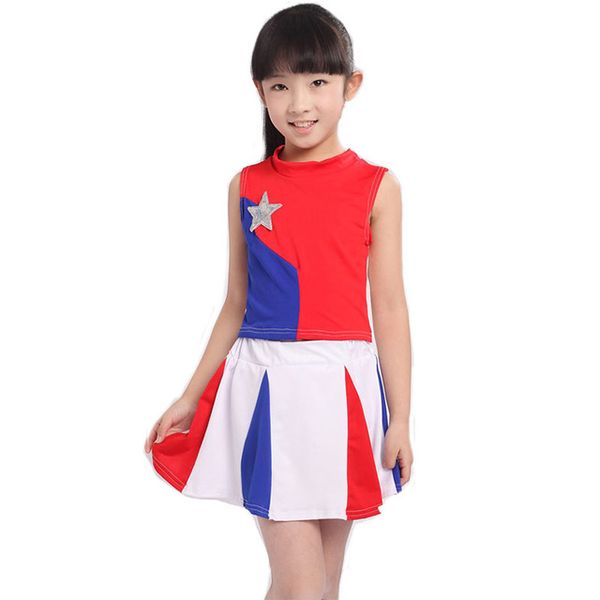 girl school uniforms cheerleader suit cheer team suits girls cheerleading uniforms girl calisthenics student primary school suit, Black;red
girl school uniforms cheerleader suit cheer team suits girls cheerleading uniforms girl calisthenics student primary school suit, Black;red