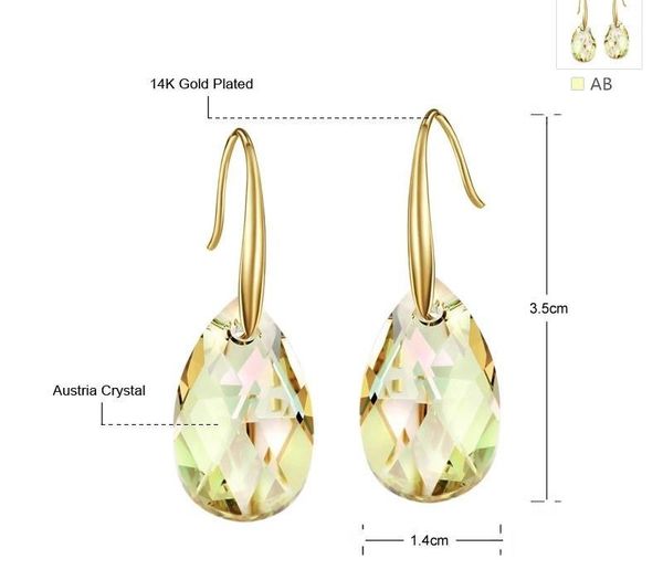 ms betti crystals from swarovski angel teardrop hook earrings bijoux jewelry suplies for women11, Silver
ms betti crystals from swarovski angel teardrop hook earrings bijoux jewelry suplies for women11, Silver
