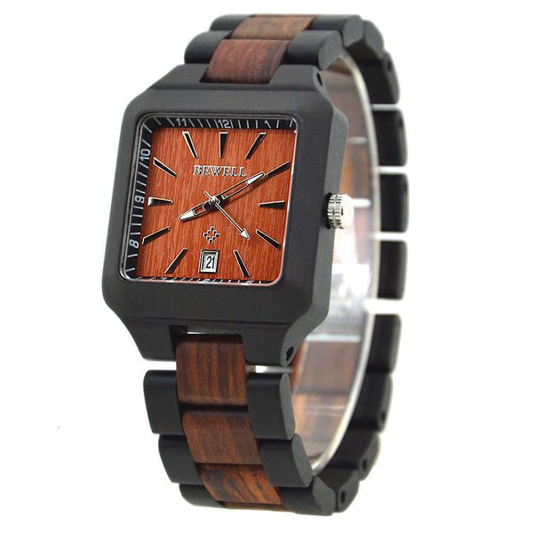 bowell square customized men's wooden watch wood watch fashion quartz watch generation, Slivery;brown
bowell square customized men's wooden watch wood watch fashion quartz watch generation, Slivery;brown