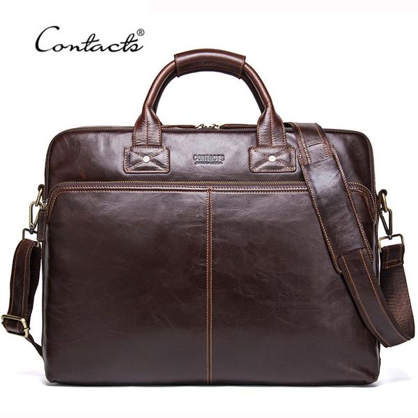 contact's 2020 genuine leather men's travel bag casual shoulder totes men briefcases lapbag large capacity messenger bags
contact's 2020 genuine leather men's travel bag casual shoulder totes men briefcases lapbag large capacity messenger bags