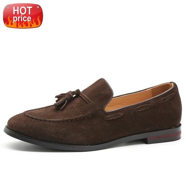 2020 new men suede loafers shoes tassel design business shoes men's flats big size 47 simple slip on male mans casual footwear #to9o
2020 new men suede loafers shoes tassel design business shoes men's flats big size 47 simple slip on male mans casual footwear #to9o