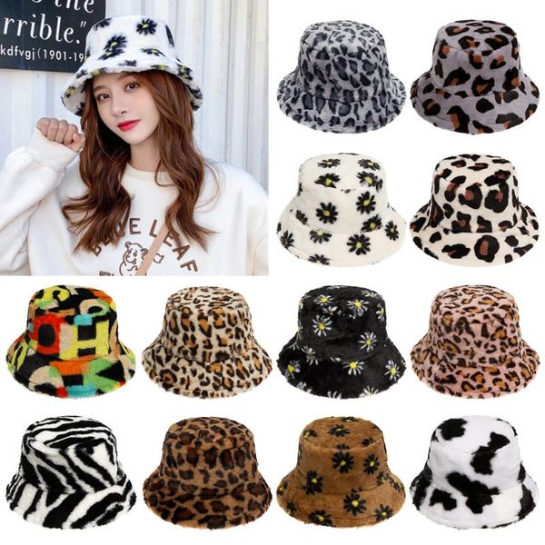 1pc winter cow leopard print faux fur plush bucket hats for women outdoor warm hat soft velvet fisherman cap lady fashion panama, Blue;gray
1pc winter cow leopard print faux fur plush bucket hats for women outdoor warm hat soft velvet fisherman cap lady fashion panama, Blue;gray