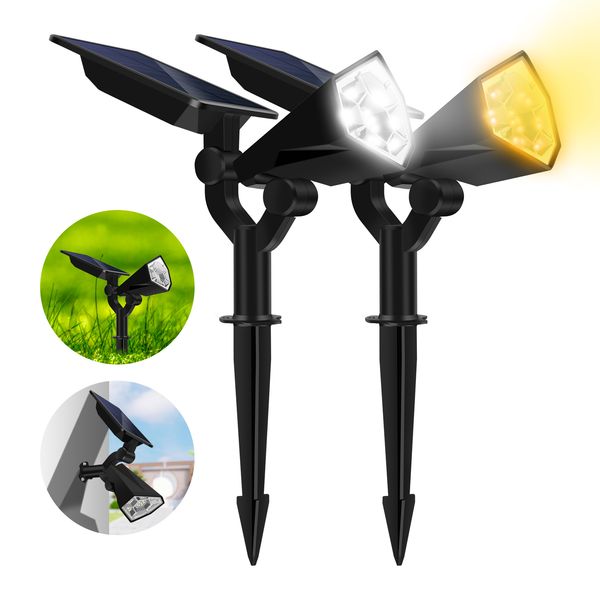2 pack led outdoor solar light lamp ip65 adjustable landscape spotlights lamps auto on garden decoration lights floor lawn wall light
2 pack led outdoor solar light lamp ip65 adjustable landscape spotlights lamps auto on garden decoration lights floor lawn wall light