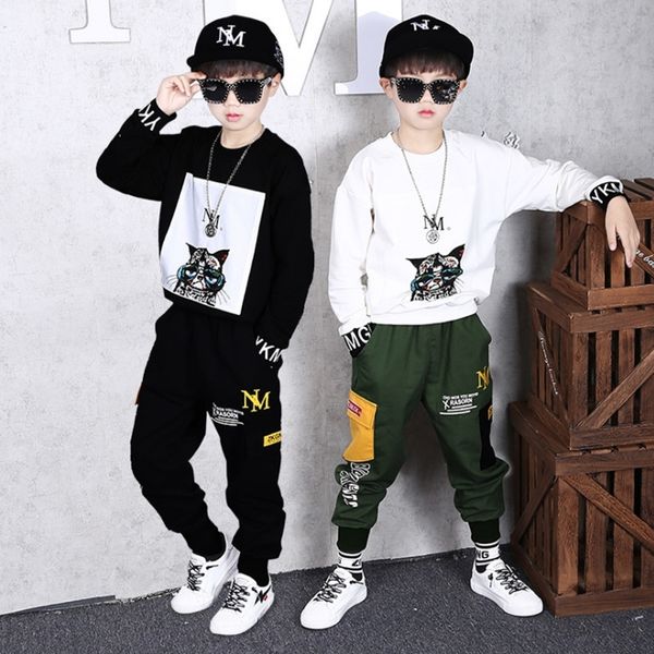 children clothing sets for boys long sleeve sports suits spring autumn kids tracksuits teenage boys hip hop costumes 10 12 years 201127, White
children clothing sets for boys long sleeve sports suits spring autumn kids tracksuits teenage boys hip hop costumes 10 12 years 201127, White