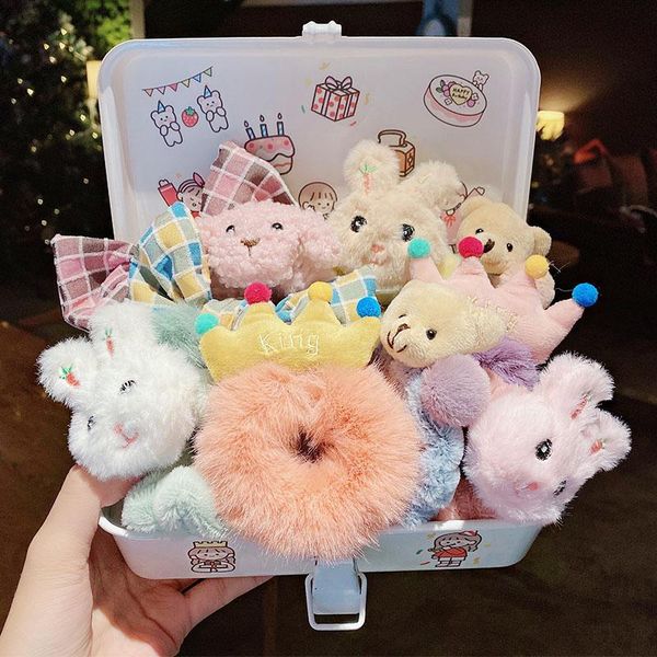 new women girls cute cartoon bear crown bow plush elastic hair bands lovely headband scrunchie fashion hair accessories, Slivery;white
new women girls cute cartoon bear crown bow plush elastic hair bands lovely headband scrunchie fashion hair accessories, Slivery;white