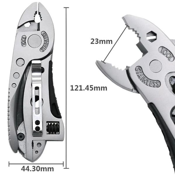 utility tool fold knife travel camp plier wrench adjustable tool jaw screwdriver hike hunt survive kit multi fucntion spanner bbydrd
utility tool fold knife travel camp plier wrench adjustable tool jaw screwdriver hike hunt survive kit multi fucntion spanner bbydrd