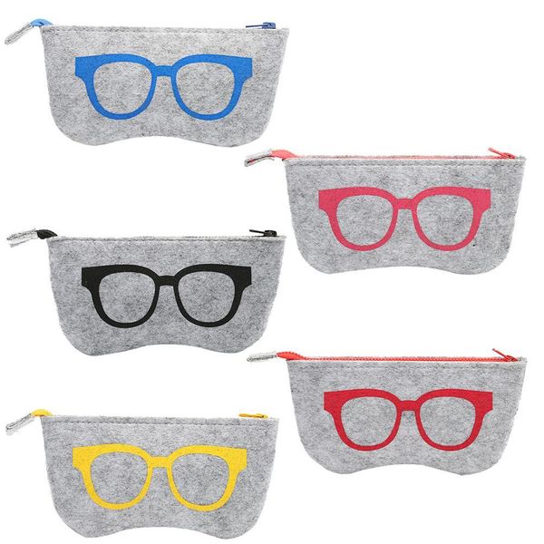 портативный войлока женщины очки случаи zipper сумка для хранения солнцезащитных очков организатор box 
портативный войлока женщины очки случаи zipper сумка для хранения солнцезащитных очков организатор box