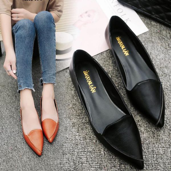 dropshipping 2020 women fashion spring ladies pointed toe flat shoes ballet shallow shoes loafers slip on women casual, Black
dropshipping 2020 women fashion spring ladies pointed toe flat shoes ballet shallow shoes loafers slip on women casual, Black