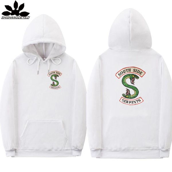20ss south side serpents hoodie sweatshirts fashion snake print riverdale hoodies men women streetwear oversize pullover sweatshirt, Black
20ss south side serpents hoodie sweatshirts fashion snake print riverdale hoodies men women streetwear oversize pullover sweatshirt, Black