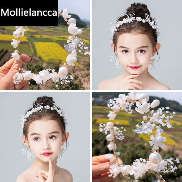 mwreath flower hair headdress ornament children crown little girl princess mori female department south korea show hair k, Silver
mwreath flower hair headdress ornament children crown little girl princess mori female department south korea show hair k, Silver