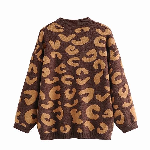 2020 new fall winter oversize women's sweaters leopard long sleeve thick warm knitted jumper casual loose pullovers female lj201126, White;black
2020 new fall winter oversize women's sweaters leopard long sleeve thick warm knitted jumper casual loose pullovers female lj201126, White;black