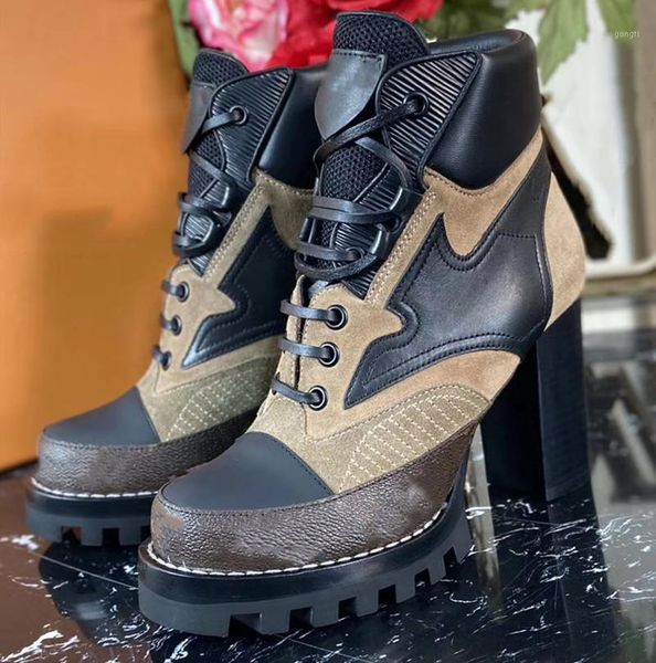 boots genuine leather gladiator platform ankle chunky heel women autumn winter botas mujer big size1, Black
boots genuine leather gladiator platform ankle chunky heel women autumn winter botas mujer big size1, Black