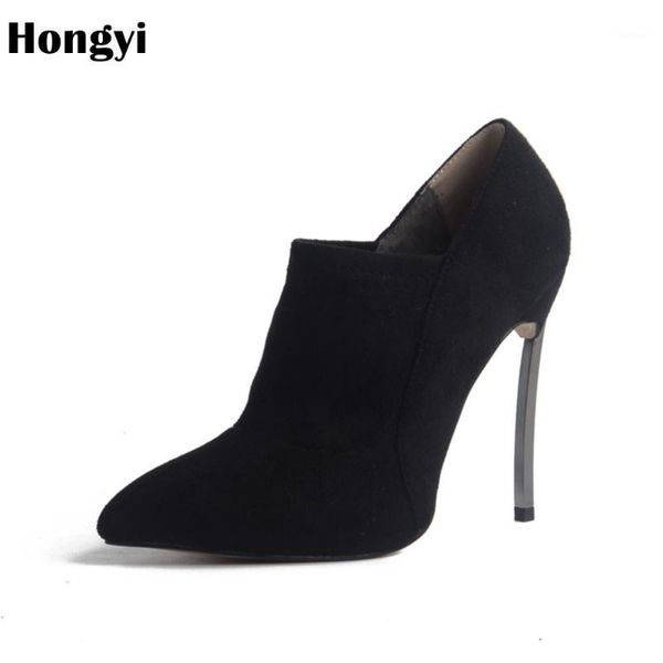 boots hongyi 2021 style women black nude suede shoes ankle short spring fashion pointed high heels1
boots hongyi 2021 style women black nude suede shoes ankle short spring fashion pointed high heels1