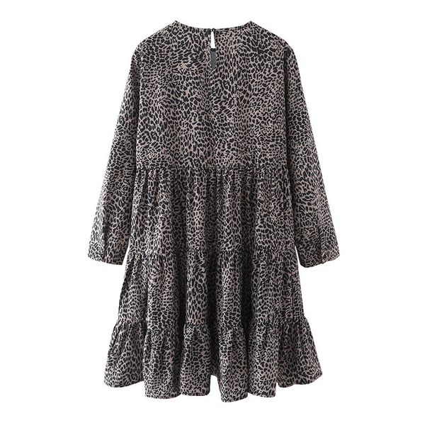 2021 new womens dress o-neck high street full sleeve dresses spring summer pbfx, Black;gray
2021 new womens dress o-neck high street full sleeve dresses spring summer pbfx, Black;gray