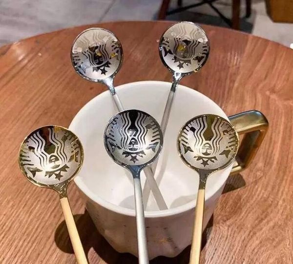 gold starbucks stainless steel spoons coffee milk small round dessert mixing fruit tea spoon factory supply
gold starbucks stainless steel spoons coffee milk small round dessert mixing fruit tea spoon factory supply