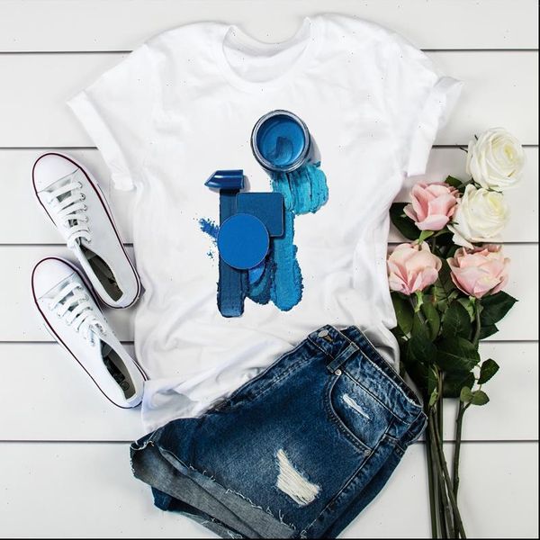 women 2021 3d paint make up ulzzang tshirts t clothes shirt womens ladies graphic female tee t shirt clothing ulzzang, White
women 2021 3d paint make up ulzzang tshirts t clothes shirt womens ladies graphic female tee t shirt clothing ulzzang, White