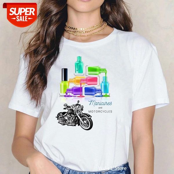 ZOGANKIN Rainbow Nail Polish Manicures & Motorcycles Print Vogue T shirt Women Harajuku Kawaii Graphic Tshirt Summer Shirt #XL0f, White
ZOGANKIN Rainbow Nail Polish Manicures & Motorcycles Print Vogue T shirt Women Harajuku Kawaii Graphic Tshirt Summer Shirt #XL0f, White