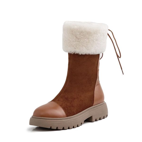 boots snow for women 2021 winter warm plush platform thick fur thigh high fashion lady mid-calf slip-on shoes, Black
boots snow for women 2021 winter warm plush platform thick fur thigh high fashion lady mid-calf slip-on shoes, Black