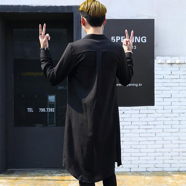 new 2019 men's clothing plus size autumn linen thin long sleeved shirts korean style hair stylist trend sunscreen long shirts1, White;black
new 2019 men's clothing plus size autumn linen thin long sleeved shirts korean style hair stylist trend sunscreen long shirts1, White;black