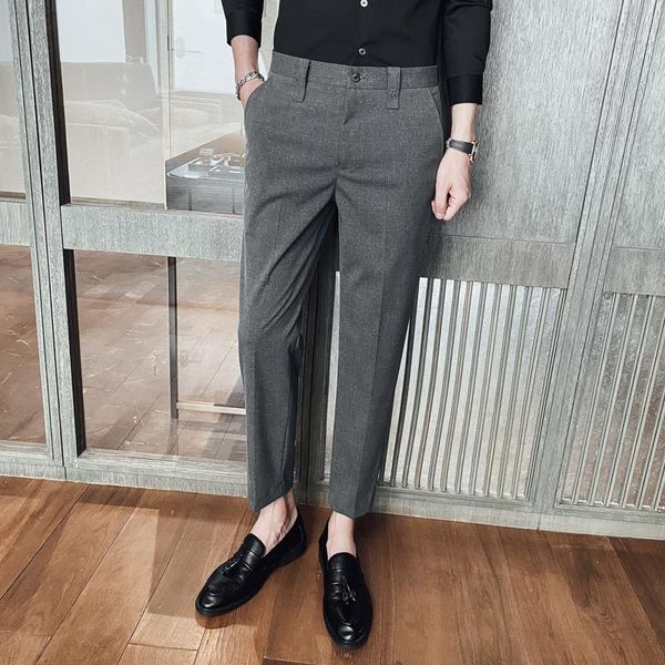2021 men's suit pants solid colors formal business dress pants ankle length casual slim fit office social trousers costume homme, White;black
2021 men's suit pants solid colors formal business dress pants ankle length casual slim fit office social trousers costume homme, White;black