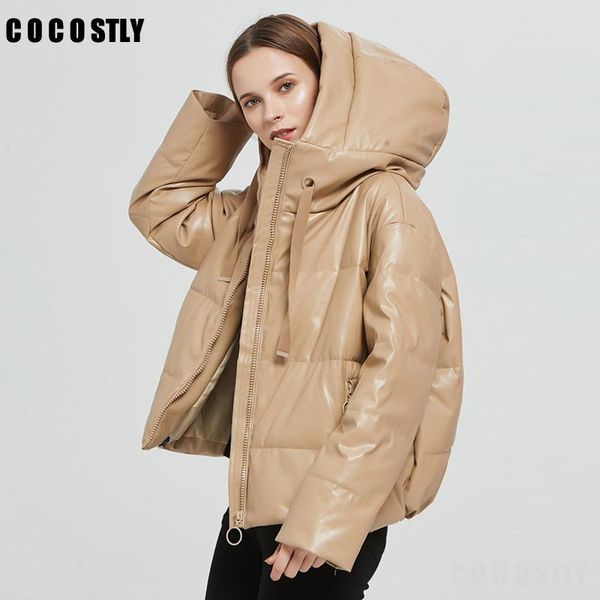 women's down & parkas winter jacket women coat thick warm pu faux leather padded zipper hooded parka long sleeve pockets outerwear, Black
women's down & parkas winter jacket women coat thick warm pu faux leather padded zipper hooded parka long sleeve pockets outerwear, Black