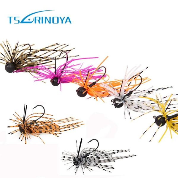 tsurinoya rubber jig hook pesca 2pcs 3.5g/5g tungsten head silicone skirt jigging lure soft bait fishing hook leurre for trout
tsurinoya rubber jig hook pesca 2pcs 3.5g/5g tungsten head silicone skirt jigging lure soft bait fishing hook leurre for trout