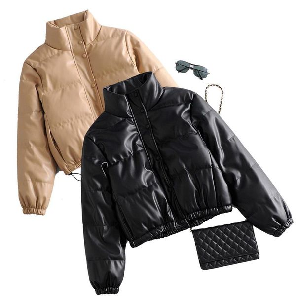 drawstring casual oversized coats leather fashion collar cotton ladies puwd warm winter stand woman outerwear female 2020 jacket smkse, Black
drawstring casual oversized coats leather fashion collar cotton ladies puwd warm winter stand woman outerwear female 2020 jacket smkse, Black