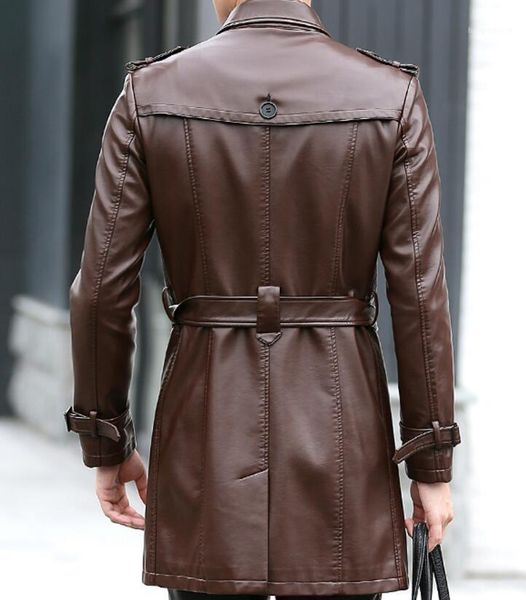 m-5xl / / spring men's new fashion classic personality in the long section double breasted lapel and velvet pu slim coat1, Black
m-5xl / / spring men's new fashion classic personality in the long section double breasted lapel and velvet pu slim coat1, Black