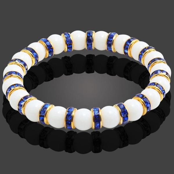 natural stone chakra elastic bracelet white porcelain multicolor zircon healing balance reiki beads elastic bracelets for women, Golden;silver
natural stone chakra elastic bracelet white porcelain multicolor zircon healing balance reiki beads elastic bracelets for women, Golden;silver