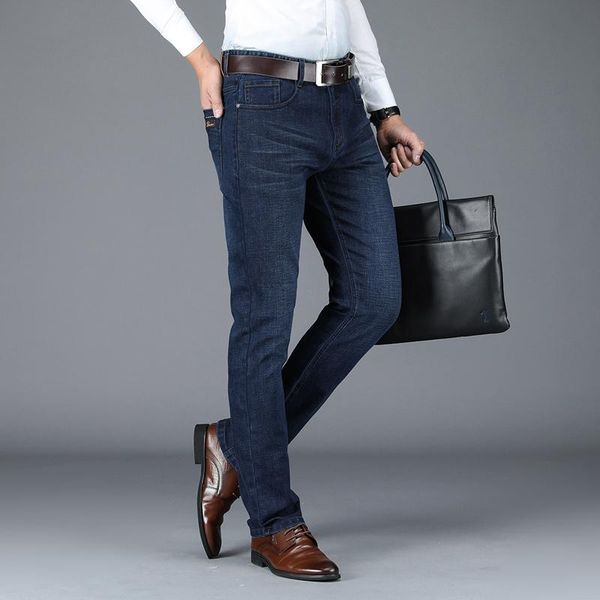 tfetters brand 2020 autumn winter men designer jeans for men cotton thick soft mid straight solid color business pants jeans, Blue
tfetters brand 2020 autumn winter men designer jeans for men cotton thick soft mid straight solid color business pants jeans, Blue