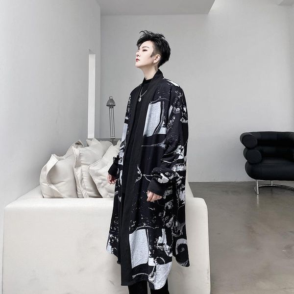 men's trench coats 2021 dark windbreaker individual design color thread medium long coat ruffian handsome hairdresser, Tan;black
men's trench coats 2021 dark windbreaker individual design color thread medium long coat ruffian handsome hairdresser, Tan;black