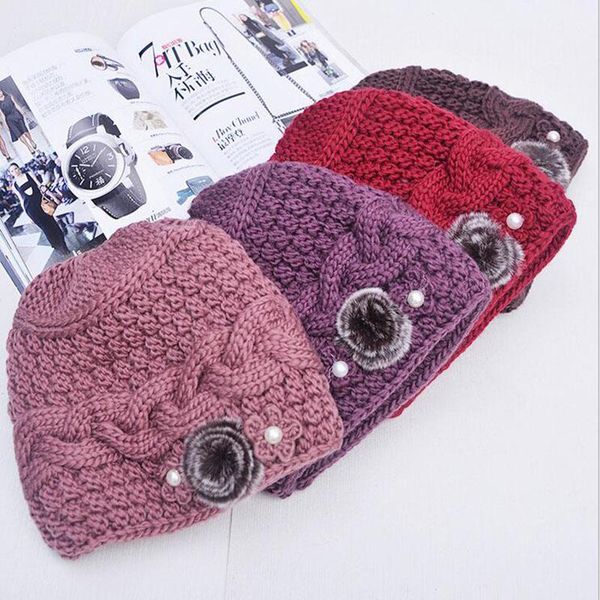 olderly fur flowers warm thicken warm ms women's winter autumn spring thermal knitted hats female hat for women knit caps beanie, Blue;gray
olderly fur flowers warm thicken warm ms women's winter autumn spring thermal knitted hats female hat for women knit caps beanie, Blue;gray