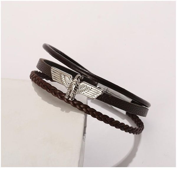 junwei new fashion eagle multi-layer woven leather bracelet magnetic buckle leather bracelet gifts for women punk qylyje
junwei new fashion eagle multi-layer woven leather bracelet magnetic buckle leather bracelet gifts for women punk qylyje