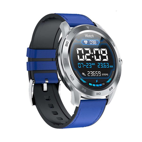 new dt98 smart watch circle touch bluetooth call ip68 waterproof ecg monitoring informatio