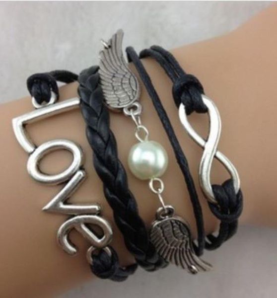 leather bracelet wholesale leather straps for bracelet infinity jewelry infinity bracelet, Golden;silver
leather bracelet wholesale leather straps for bracelet infinity jewelry infinity bracelet, Golden;silver