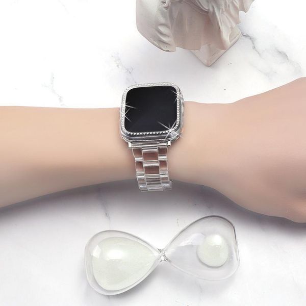 case + strap for watch series 5 4 3 2 1 band 42mm 38mm 44mm 40mm correa transparent steel fo jllkyi, Black;brown
case + strap for watch series 5 4 3 2 1 band 42mm 38mm 44mm 40mm correa transparent steel fo jllkyi, Black;brown