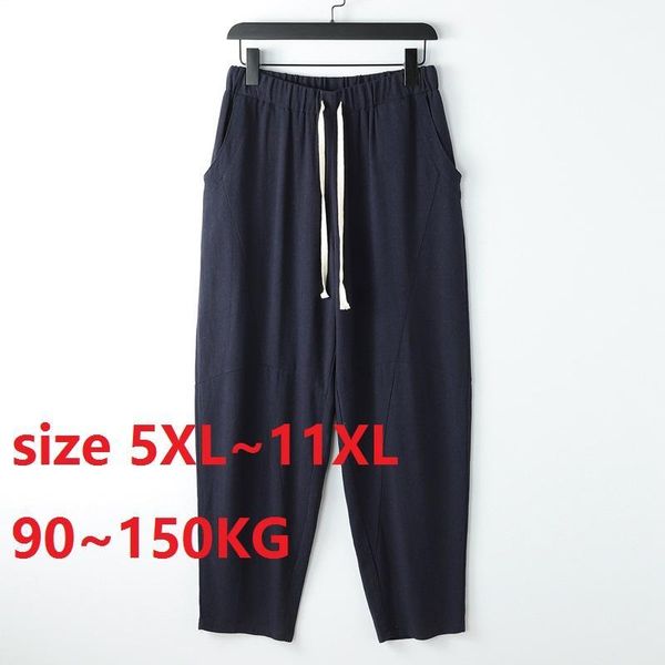 men's pants 5xl-11xl 90-150kg plus size summer autumn men's casual linen men breathable trousers male chinese loose harm pants1, Black
men's pants 5xl-11xl 90-150kg plus size summer autumn men's casual linen men breathable trousers male chinese loose harm pants1, Black