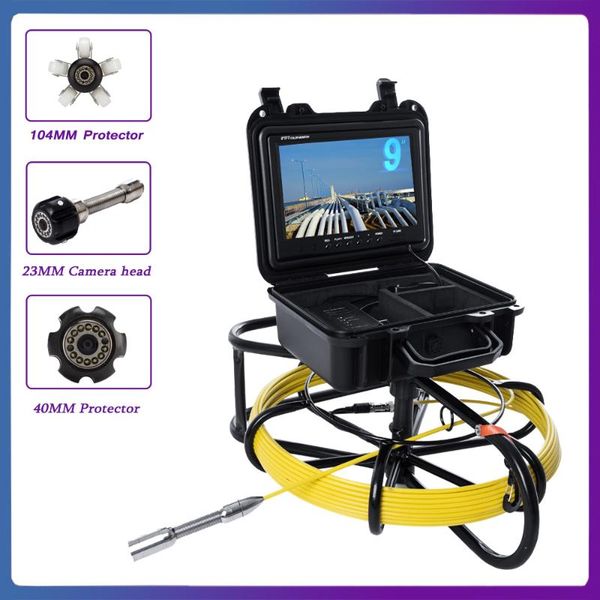 sewer 23mm snake tube 20m cable 1000tvl lens 9inch monitor industrial pipe drain inspection
sewer 23mm snake tube 20m cable 1000tvl lens 9inch monitor industrial pipe drain inspection