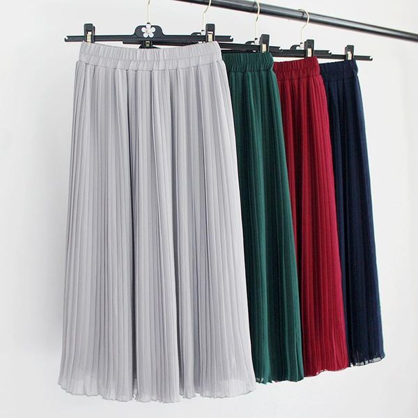 chiffon half-body skirt long fund solid color posimi second pleated skirt parachute sandy beach1, Black
chiffon half-body skirt long fund solid color posimi second pleated skirt parachute sandy beach1, Black
