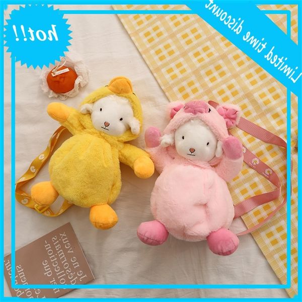 cartoon plush 2020 new fashion color contrast chest versatile cute doll lamb messenger bag
cartoon plush 2020 new fashion color contrast chest versatile cute doll lamb messenger bag