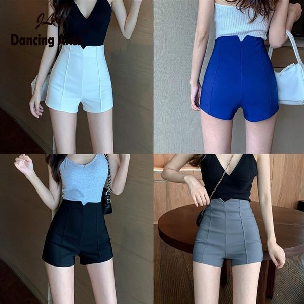 women's shorts woman booty high waist elastic vintage plus size fashion female arrival, White;black
women's shorts woman booty high waist elastic vintage plus size fashion female arrival, White;black