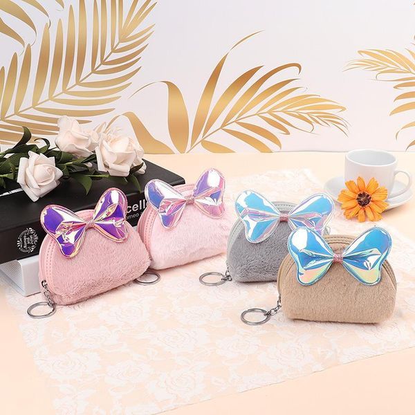 2020 new student coin purse fashion plush semi-circular coin purse female wallet multi-function earphone bag women's1, White
2020 new student coin purse fashion plush semi-circular coin purse female wallet multi-function earphone bag women's1, White