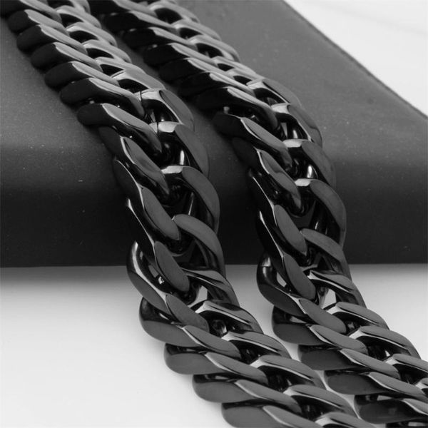 granny chic fashion stainless steel chains necklace for men black mens necklace curb cuban jewelry gifts 6/8/10/12/15/17/19mm1, Silver
granny chic fashion stainless steel chains necklace for men black mens necklace curb cuban jewelry gifts 6/8/10/12/15/17/19mm1, Silver
