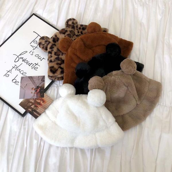 1pc hat women autumn winter fashion leopard print fisherman hat cute bear ears plush warmth thick basin, Blue;gray
1pc hat women autumn winter fashion leopard print fisherman hat cute bear ears plush warmth thick basin, Blue;gray