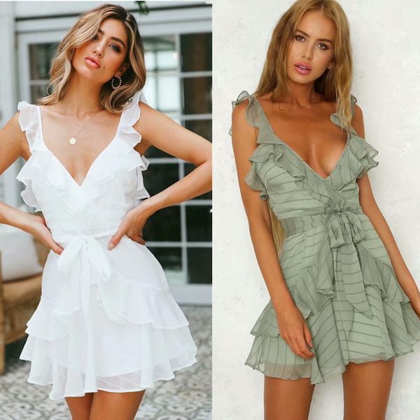 2021 summer decorate in v women mini ladies dressed beach holiday party sash ruffles backless plissado aline stripy n2gu, Black;gray
2021 summer decorate in v women mini ladies dressed beach holiday party sash ruffles backless plissado aline stripy n2gu, Black;gray