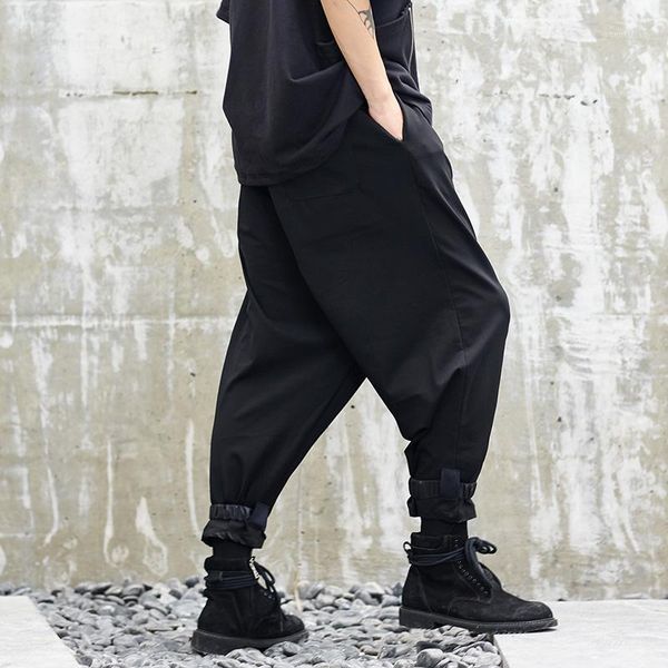 men's pants men japan style loose casual wide leg pant male hip hop streetwear punk cross trousers harem pant1, Black
men's pants men japan style loose casual wide leg pant male hip hop streetwear punk cross trousers harem pant1, Black