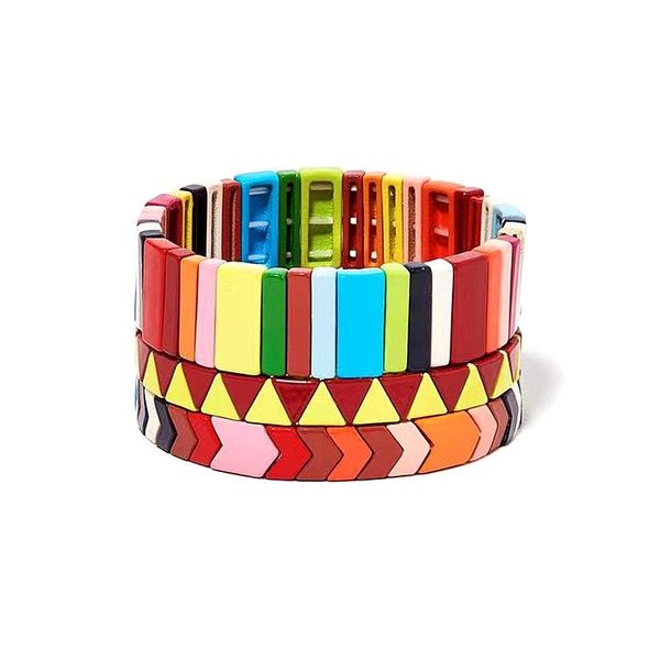 bohemian bracelet handmade friendship braided stackable enamel rainbow tile bracelet fashion street pgraphy bangles dropship y200730, Black
bohemian bracelet handmade friendship braided stackable enamel rainbow tile bracelet fashion street pgraphy bangles dropship y200730, Black