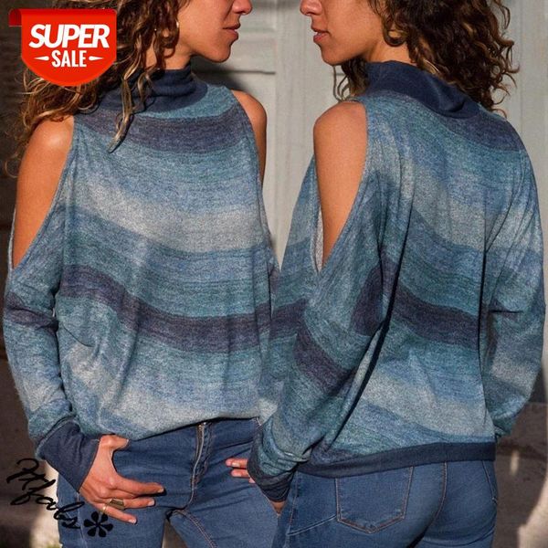women ladies long sleeve high neck cut out cold shoulder pullover jumper new #0t2p, White
women ladies long sleeve high neck cut out cold shoulder pullover jumper new #0t2p, White