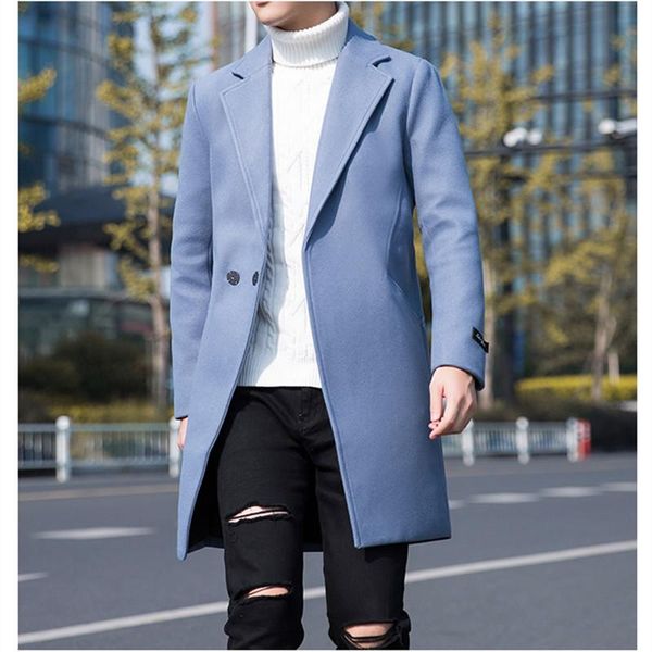 mens padded thick woolen jackets fashion korean version long sleeve cardigan windbreaker outerwear designer male winter slim mid-length coat, Black;brown
mens padded thick woolen jackets fashion korean version long sleeve cardigan windbreaker outerwear designer male winter slim mid-length coat, Black;brown