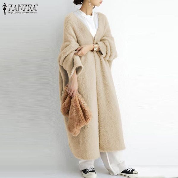 women's jackets zanzea women winter fluffy coats autumn long sleeve faux fur cardigan casual loose solid outwear fashion streetwear, Black;brown
women's jackets zanzea women winter fluffy coats autumn long sleeve faux fur cardigan casual loose solid outwear fashion streetwear, Black;brown